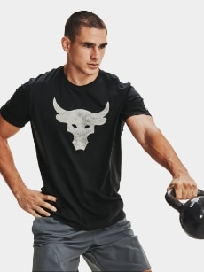 MĘSKA KOSZULKA TRENINGOWA UNDER ARMOUR PJT ROCK BRAHMA BULL SS