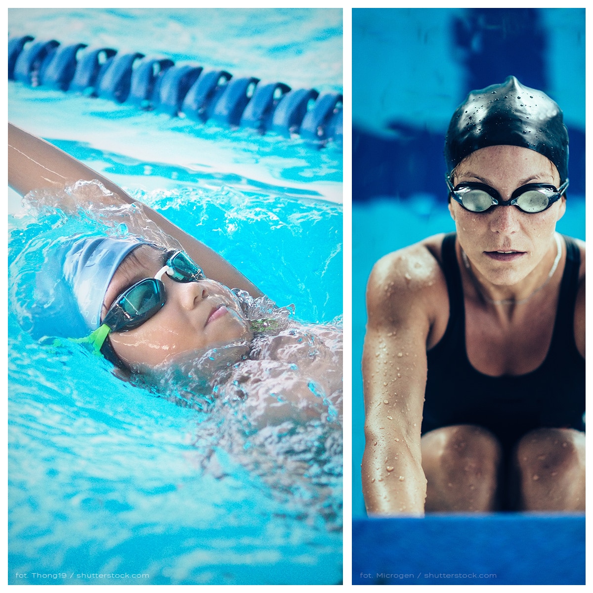 pływanie na plecach