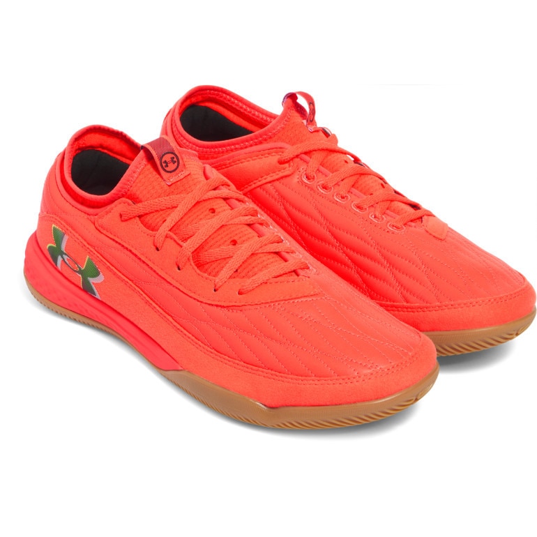 Buty piłkarskie halówki uniseks Under Armour UA Magnetico Select 4 Indoor - czerwone
