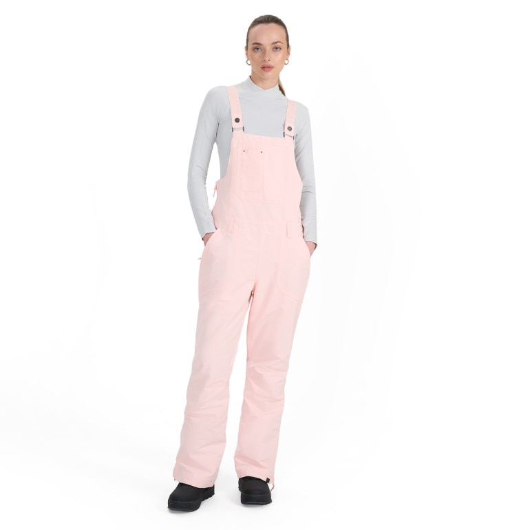 Damskie spodnie narciarskie Roxy Rideout Rib Pants - różowe