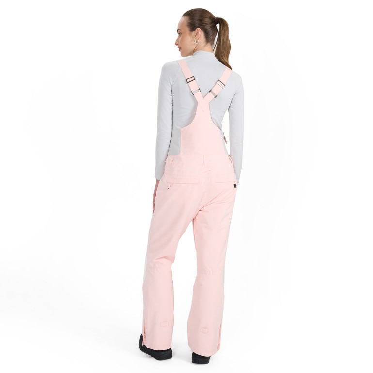 Damskie spodnie narciarskie Roxy Rideout Rib Pants - różowe