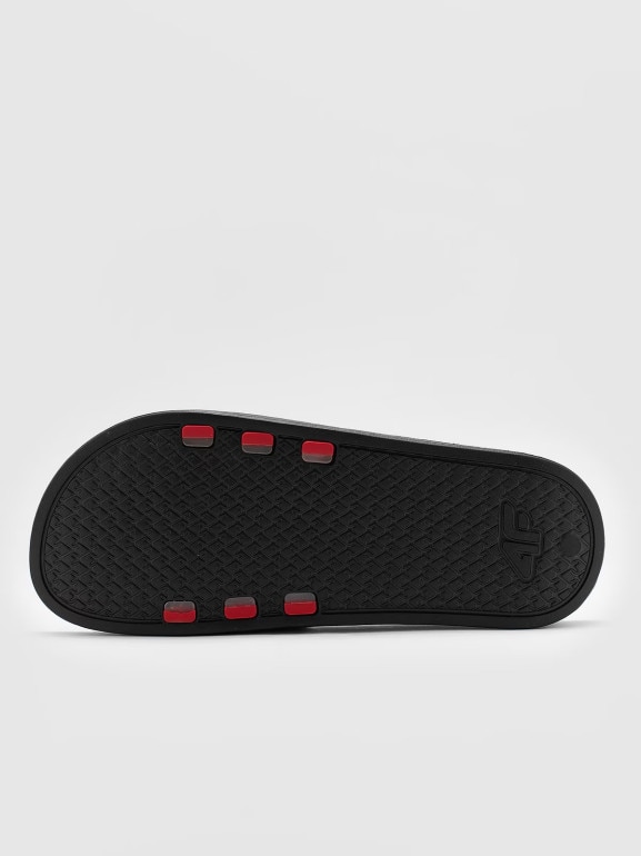 Męskie klapki 4F 4FMM00FFLIM047A - czerwone