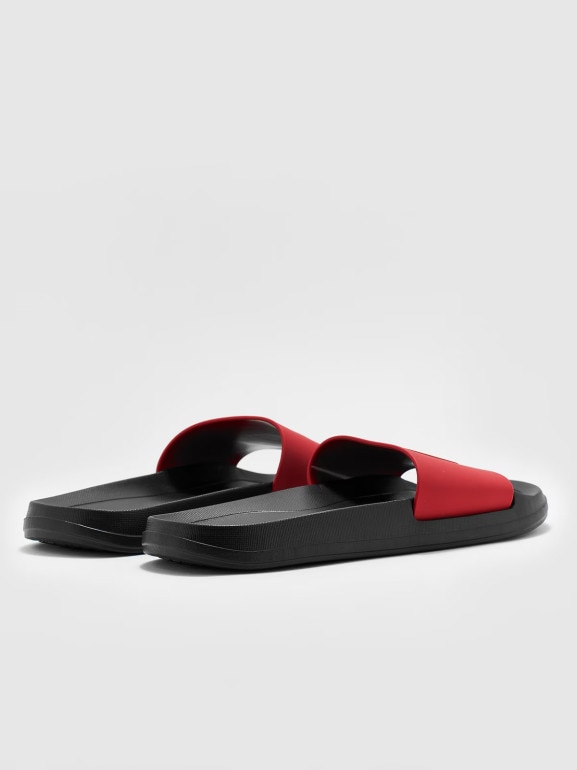 Męskie klapki 4F 4FMM00FFLIM047A - czerwone