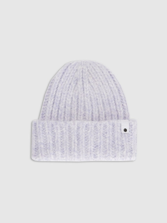 Damska czapka zimowa 4F 4FRAW25ACAPF0723 - fioletowa