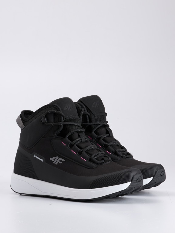 Damskie buty zimowe śniegowce DCX 4F 4FRAW25FWINF058 - czarne