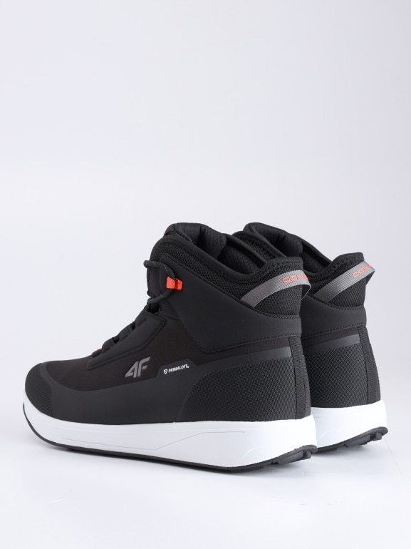 Męskie buty zimowe śniegowce 4F 4FRAW25FWINM064 - czarne