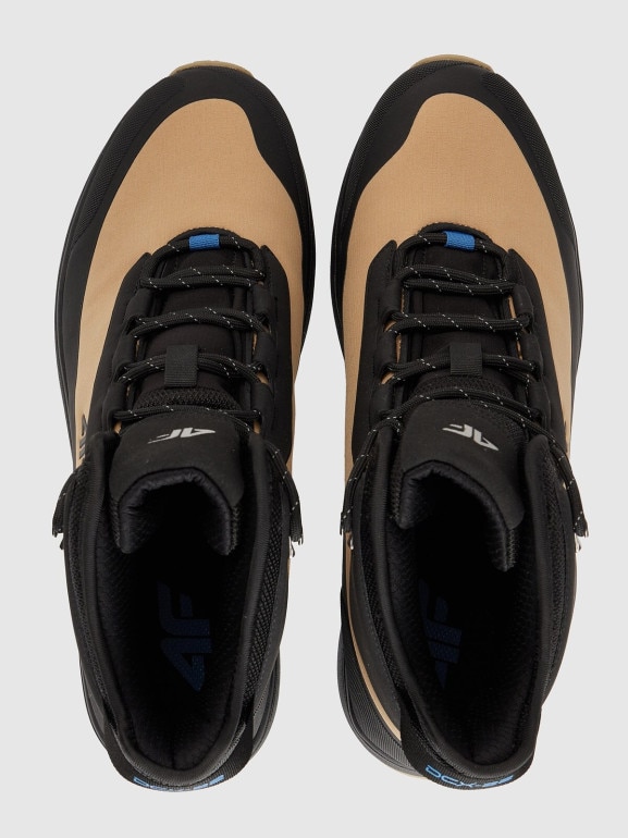 Męskie buty zimowe śniegowce 4F 4FRAW25FWINM064 - beżowe