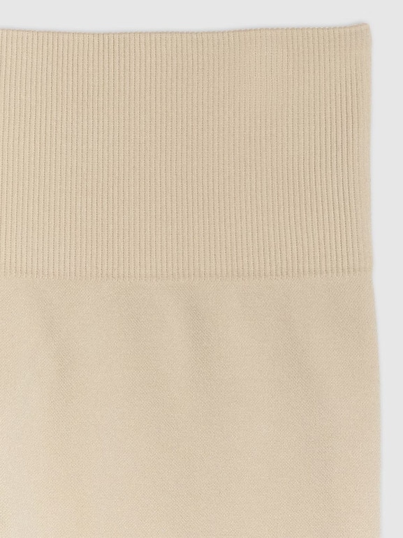 Damskie legginsy treningowe 4F 4FRAW25TFTIF445 - beżowy