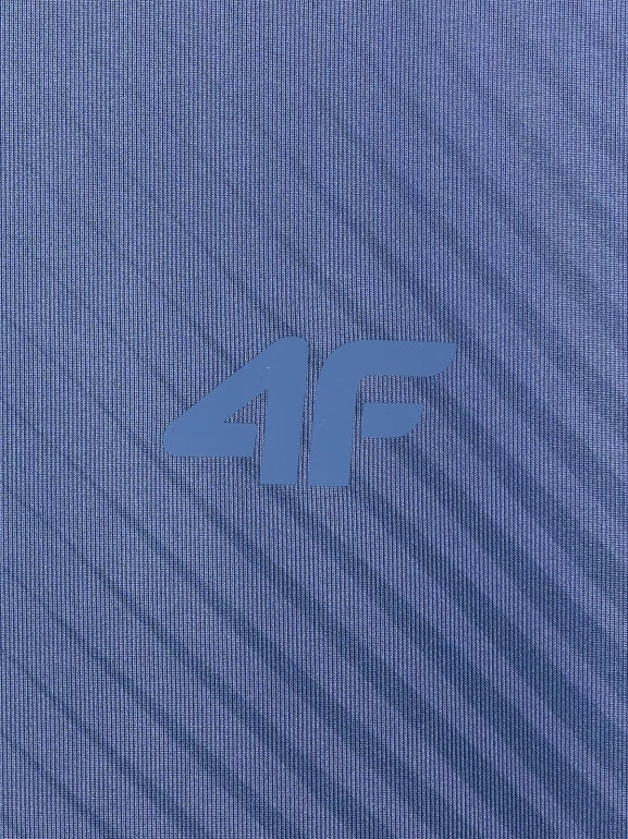 Męska koszulka treningowa 4F 4FRAW25TFTSM2081 - granatowa