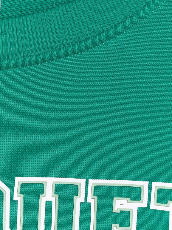 Damska bluza nierozpinana bez kaptura 4F 4FRAW25TSWSF2461 - zielona