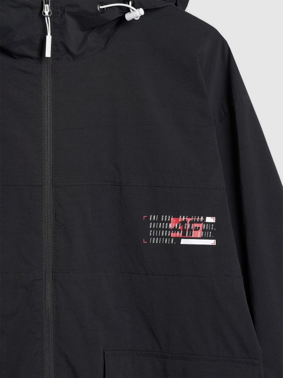 Męska kurtka przejściowa 4F 4FRAW25TSWSM2460 - czarna