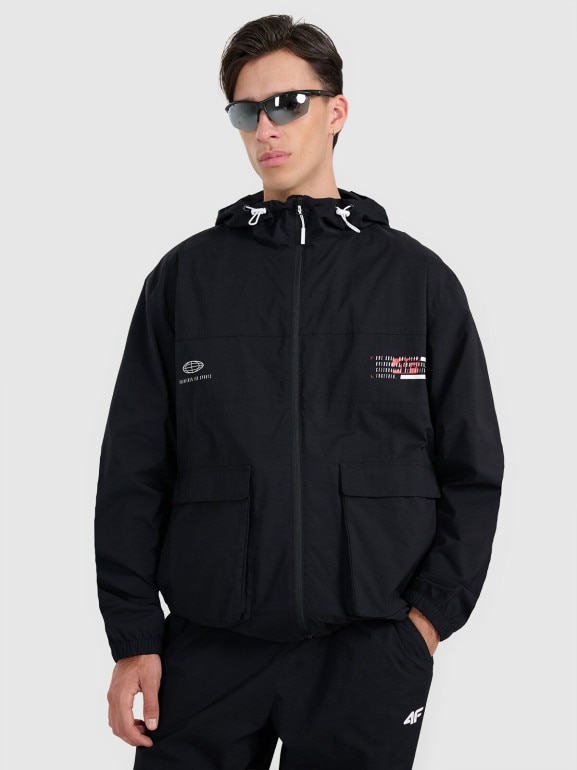 Męska kurtka przejściowa 4F 4FRAW25TSWSM2460 - czarna