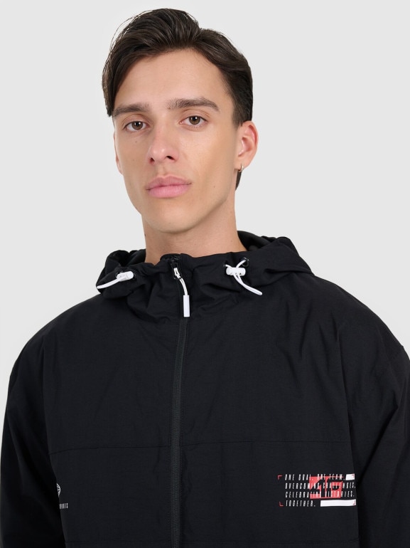 Męska kurtka przejściowa 4F 4FRAW25TSWSM2460 - czarna