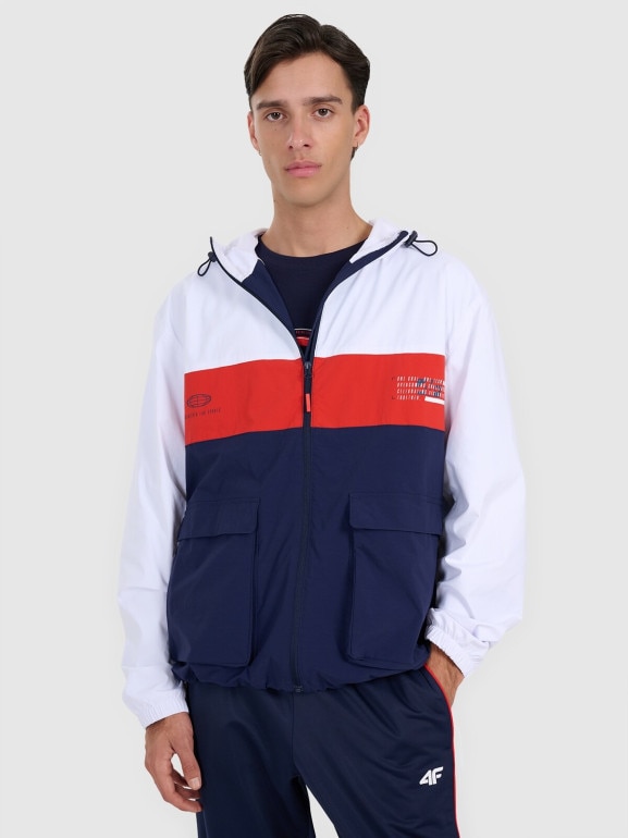 Męska kurtka przejściowa 4F 4FRAW25TSWSM2460 - granatowa