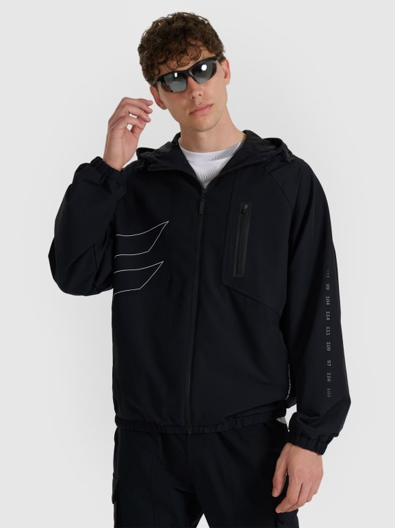 Męska kurtka przejściowa 4F 4FRAW25TSWSM2486 - czarna