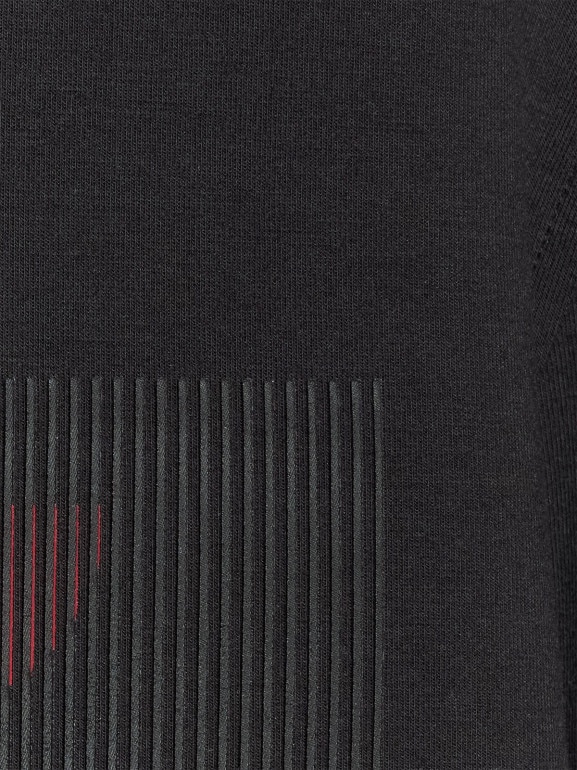 Męska bluza nierozpinana z kapturem 4F 4FRAW25TSWSM2537 - czarna