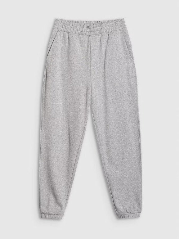 Damskie spodnie dresowe joggery 4F 4FRAW25TTROF1613 - szare