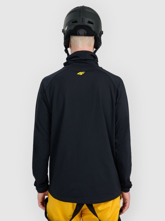 Męska bielizna termiczna ocieplana (góra) 4F 4FRAW25UBRUM117 - czarna