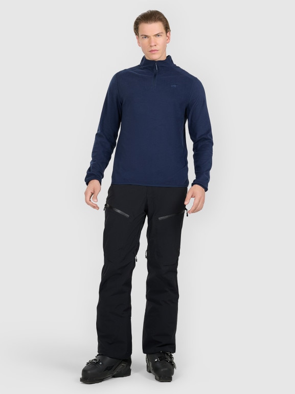Męska bielizna termiczna (góra) 4F 4FRAW25UFLEM082 - granatowa