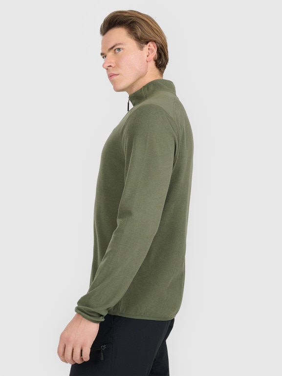 Męska bielizna termiczna (góra) 4F 4FRAW25UFLEM082 - khaki