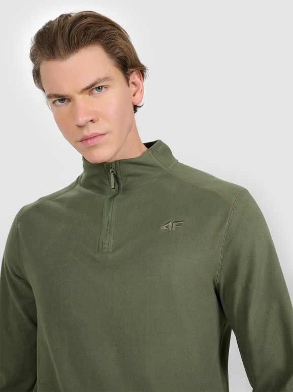Męska bielizna termiczna (góra) 4F 4FRAW25UFLEM082 - khaki