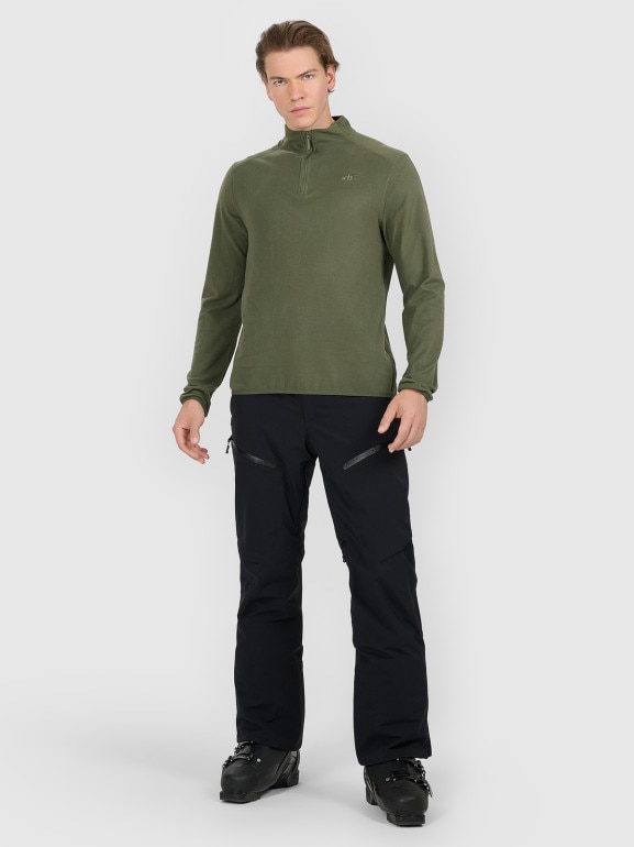 Męska bielizna termiczna (góra) 4F 4FRAW25UFLEM082 - khaki