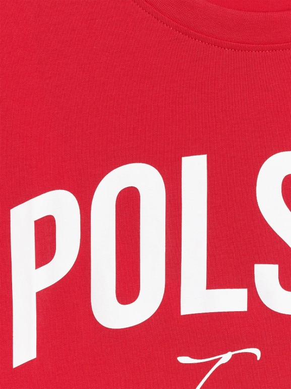 Koszulka kibicowska uniseks 4F 4FRMM00TTSHU2949 - czerwona