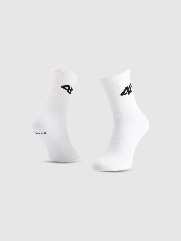 Skarpetki za kostkę uniseks (3-pack) 4F 4FRMM00USOCU529 - białe