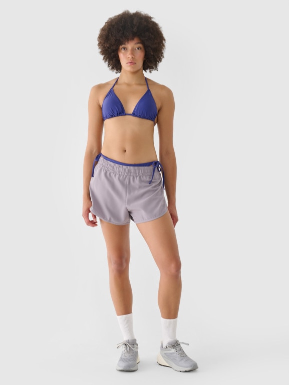 Damskie spodenki plażowe 4F 4FRSS24UBDSF158 - szare