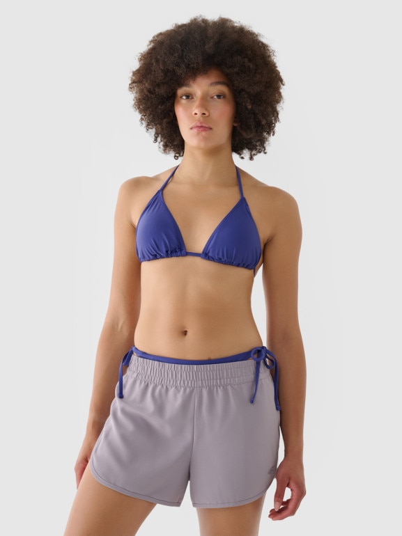 Damskie spodenki plażowe 4F 4FRSS24UBDSF158 - szare