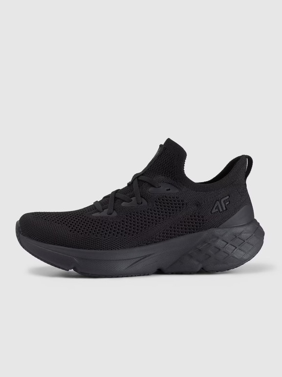 Damskie sneakersy 4F Velocore E-knit 4FRSS25FSPOF171 - czarne