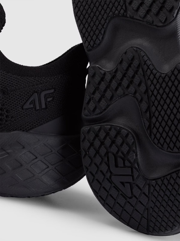 Damskie sneakersy 4F Velocore E-knit 4FRSS25FSPOF171 - czarne