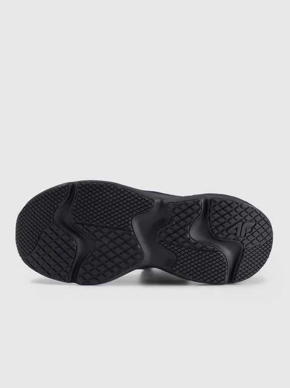 Damskie sneakersy 4F Velocore E-knit 4FRSS25FSPOF171 - czarne