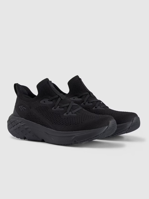 Damskie sneakersy 4F Velocore E-knit 4FRSS25FSPOF171 - czarne