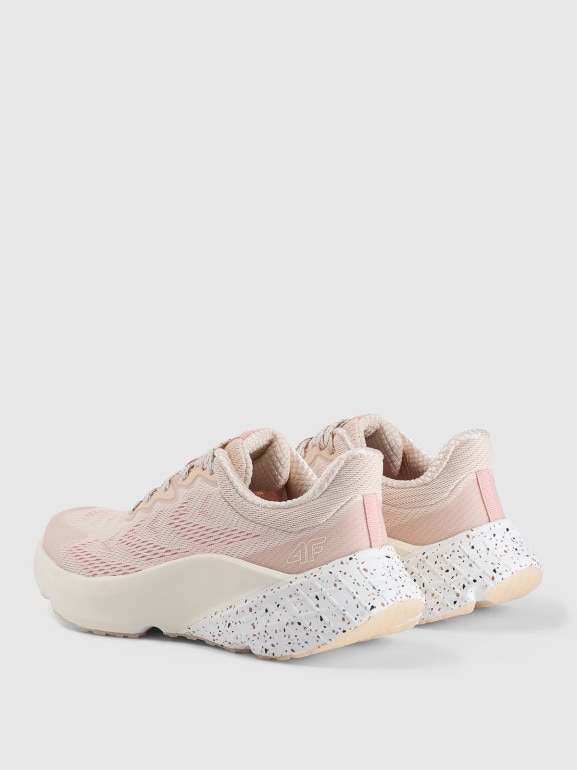 Damskie buty do biegania 4F Freemove Elevated Mesh 4FRSS25FSPOF180 - beżowe
