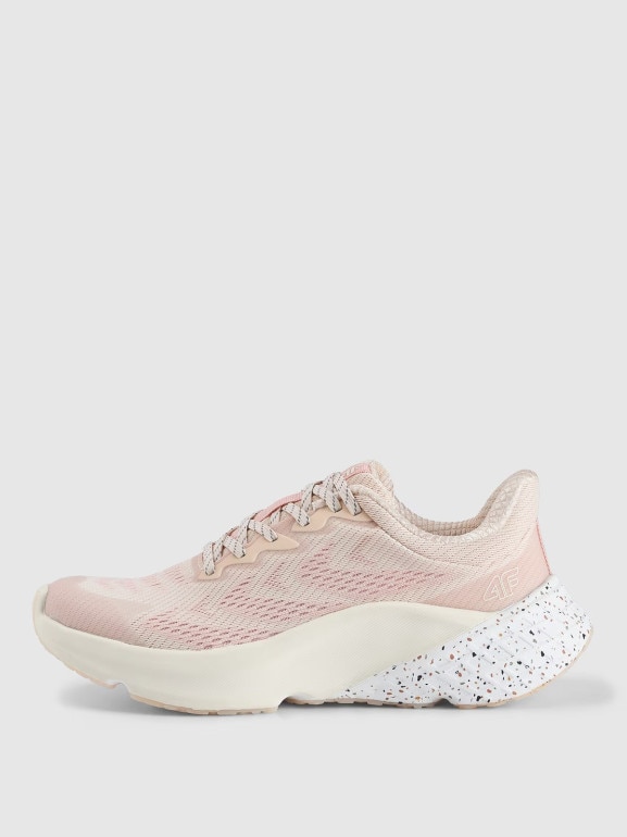 Damskie buty do biegania 4F Freemove Elevated Mesh 4FRSS25FSPOF180 - beżowe