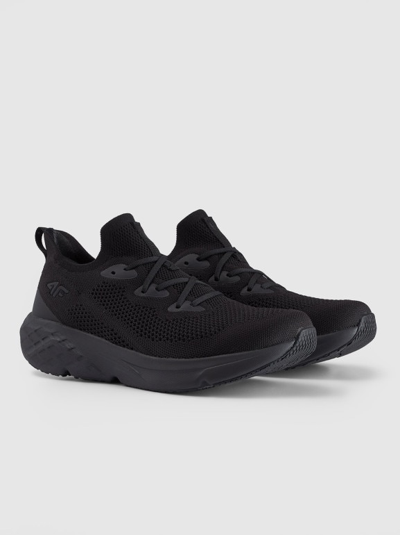 Męskie sneakersy 4F Velocore E-knit 4FRSS25FSPOM147 - czarne