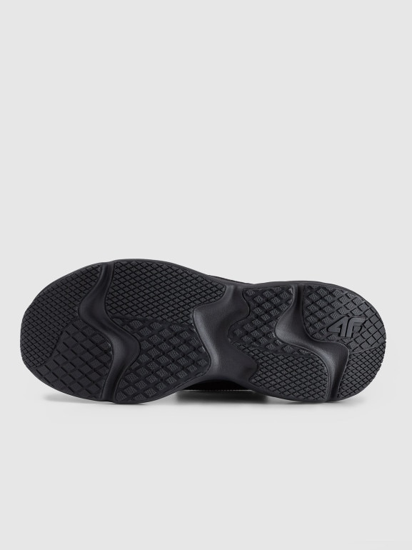 Męskie sneakersy 4F Velocore E-knit 4FRSS25FSPOM147 - czarne