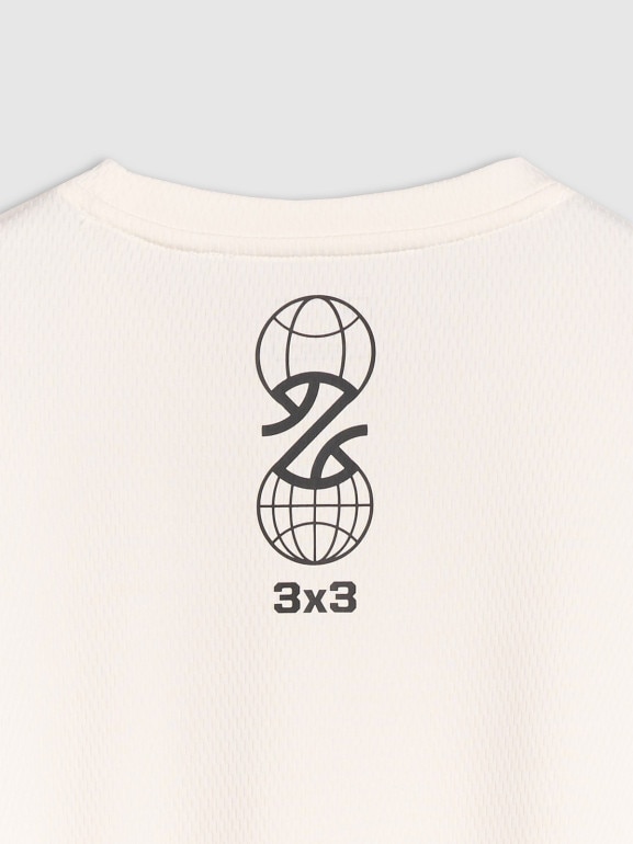 Męski longsleeve do koszykówki 4F 4FRSS25TFLOM484 - biały