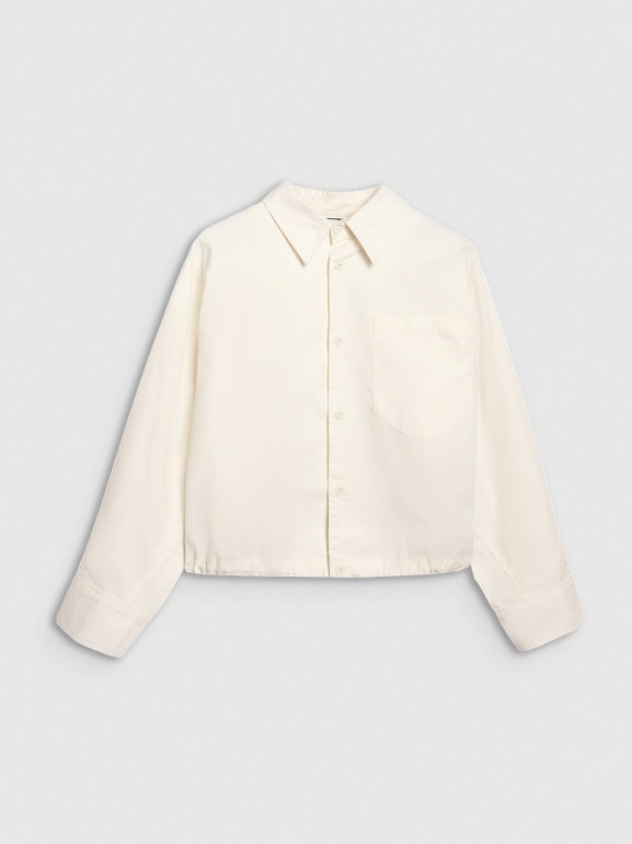 Damska koszula oversize 4F 4FRSS25TSHIF130 - biała