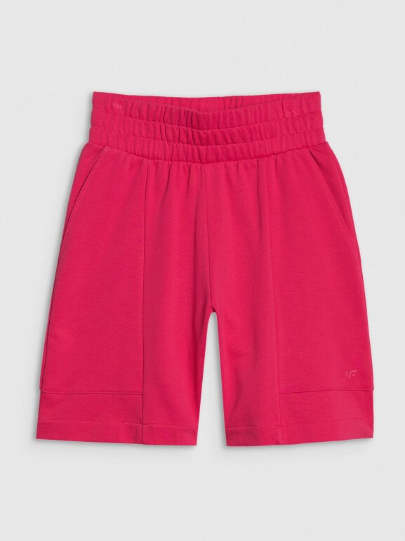 Damskie spodenki dresowe 4F 4FRSS25TSHOF701 - różowe