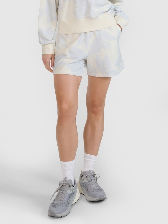 Damskie spodenki dresowe 4F 4FRSS25TSHOF708 - białe