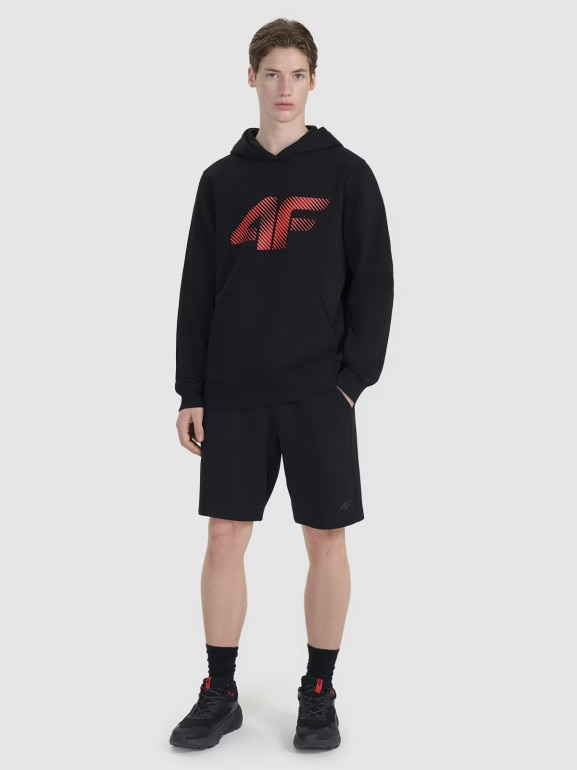 Męskie spodenki dresowe 4F 4FRSS25TSHOM745 - czarne