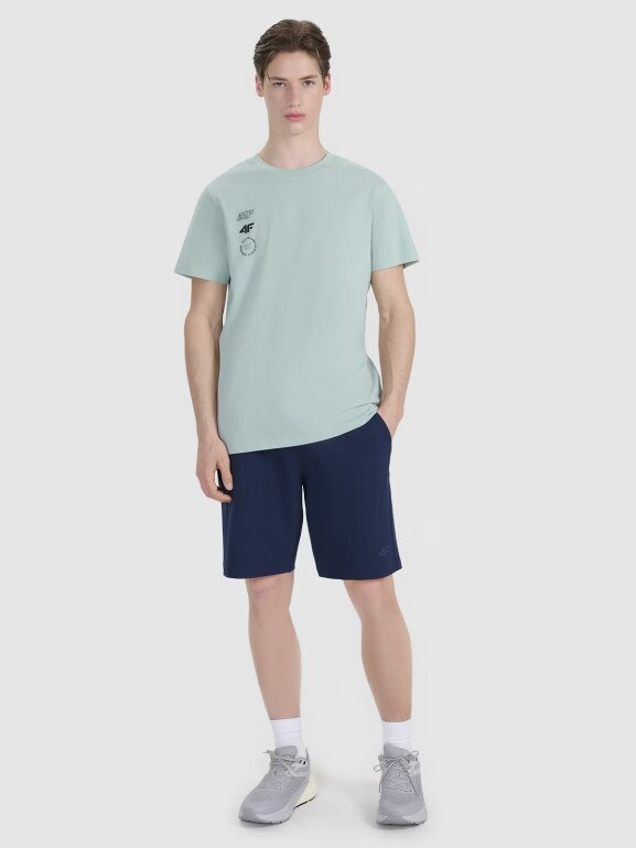 Męskie spodenki dresowe 4F 4FRSS25TSHOM745 - granatowe