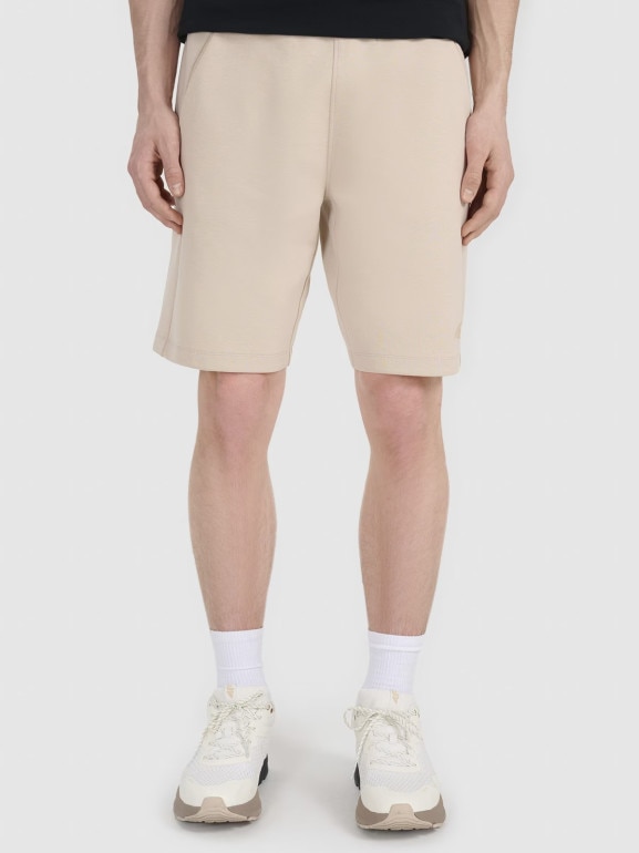 Męskie spodenki dresowe 4F 4FRSS25TSHOM745 - beżowe
