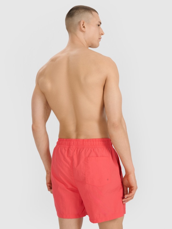 Męskie spodenki plażowe 4F 4FRSS25UBDSM178 - czerwone
