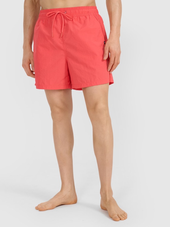 Męskie spodenki plażowe 4F 4FRSS25UBDSM178 - czerwone