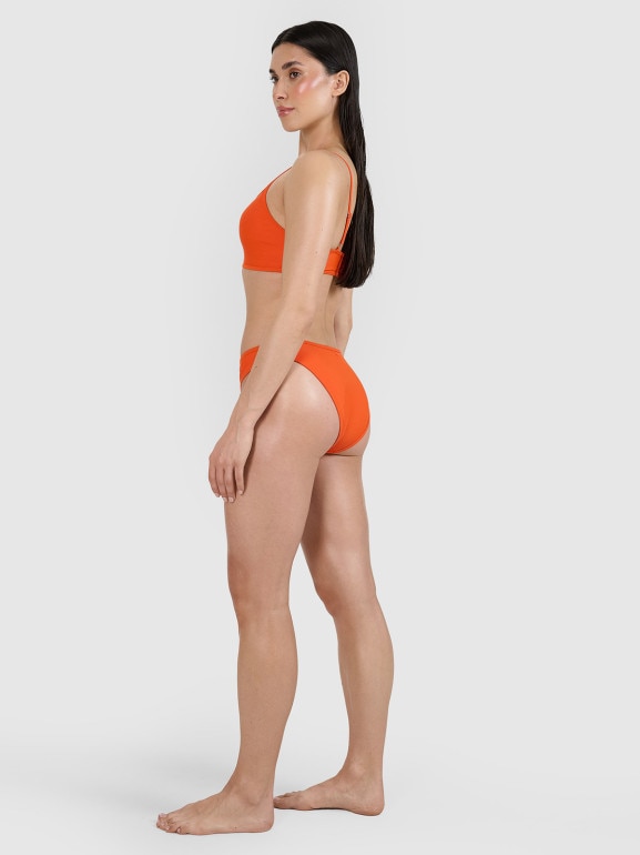 Damski kostium kąpielowy (dół) 4F 4FRSS25UBKBF099 - pomarańczowy