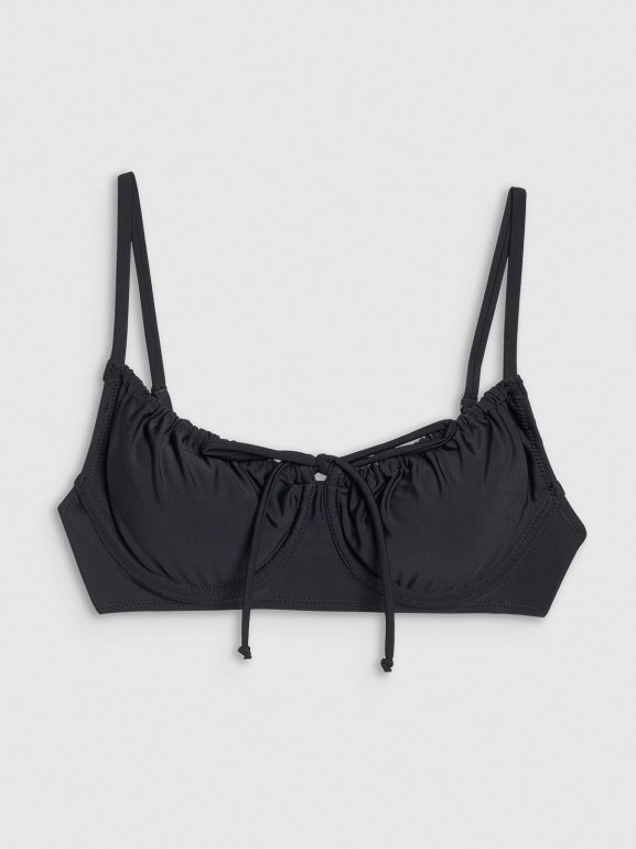 Damski kostium kąpielowy (góra) 4F 4FRSS25UBKTF099 - czarny