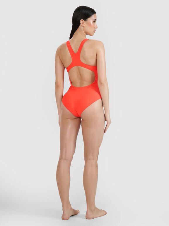 Damski kostium kąpielowy jednoczęściowy 4F 4FRSS25USWSF108 - czerwony